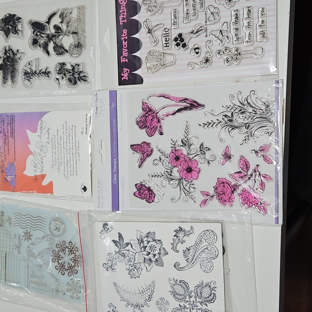 Clear Cling Stamp lot - Picture 8 of 8